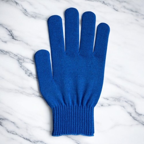 ビビッドカラー手袋 ブルー