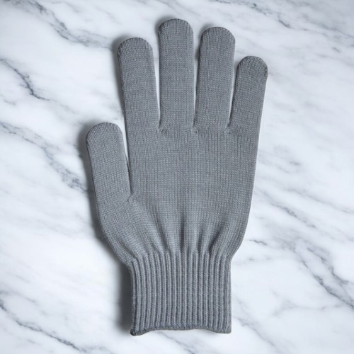ビビッドカラー手袋 グレー