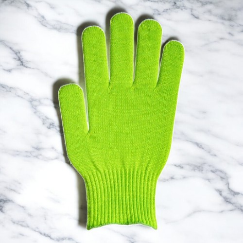 ビビッドカラー手袋 ライムグリーン