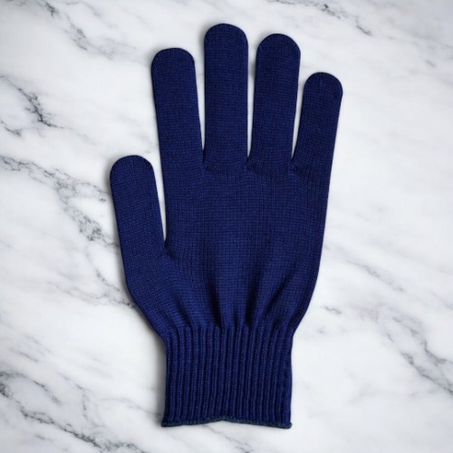 ビビッドカラー手袋 ネイビー