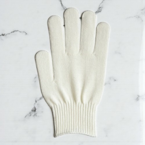 ビビッドカラー手袋 オフホワイト