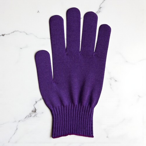 ビビッドカラー手袋 パープル