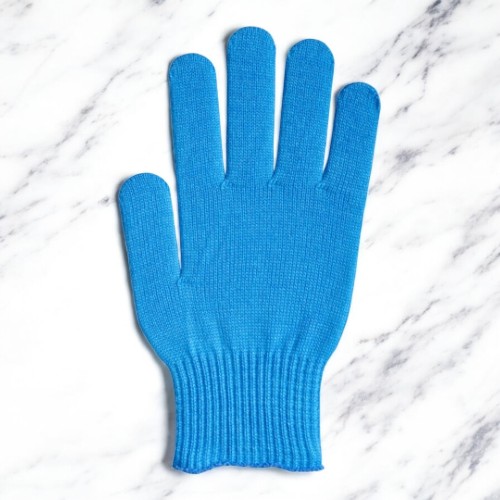 ビビッドカラー手袋 シアン