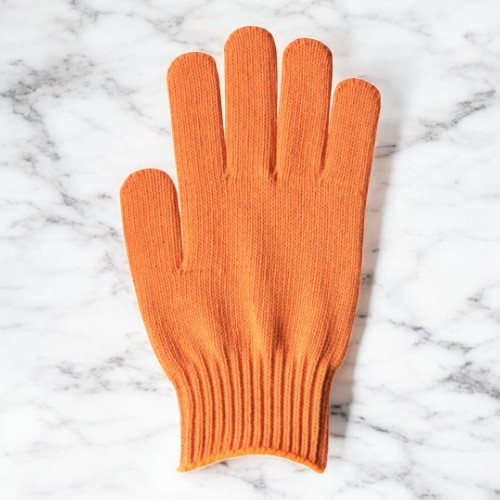 リサイクルコットンカラー軍手 オレンジ