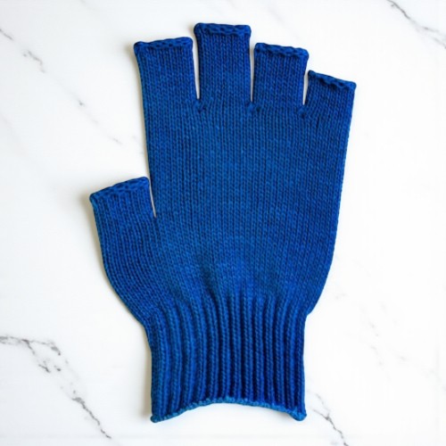 フィンガーレス軍手 ブルー