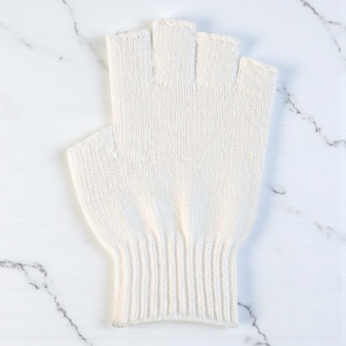 フィンガーレス軍手 ホワイト