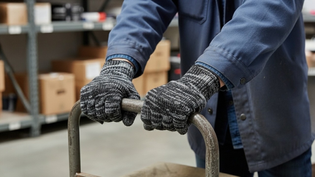 迷彩手袋・軍手 使用イメージ