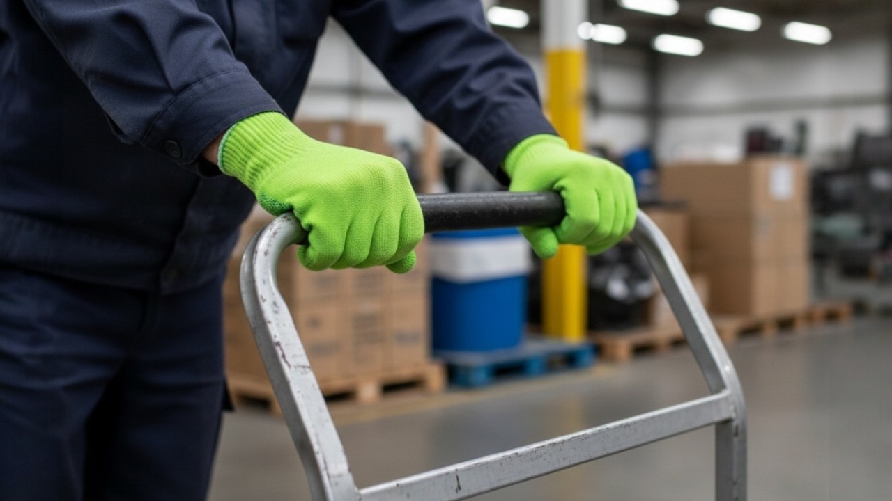 リサイクルコットンカラー軍手 使用イメージ