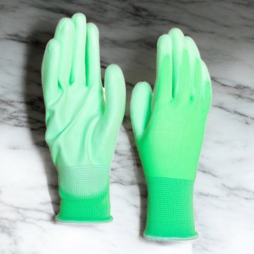 ウレタン背抜き手袋 黒