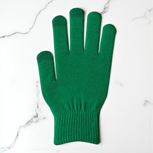幼児用綿手袋 グリーン