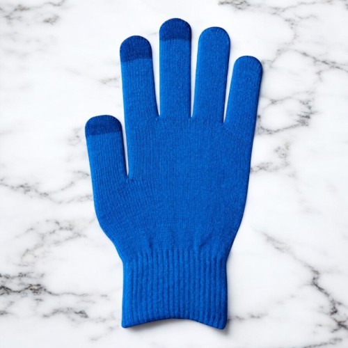 幼児用綿手袋 ブルー