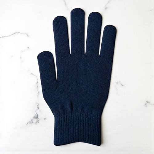 幼児用綿手袋 ネイビー