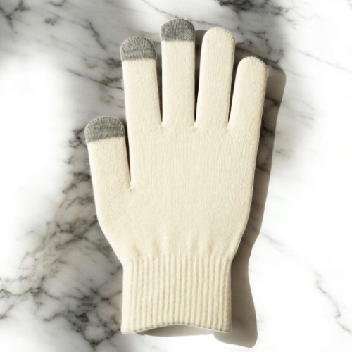 幼児用綿手袋 オフホワイト