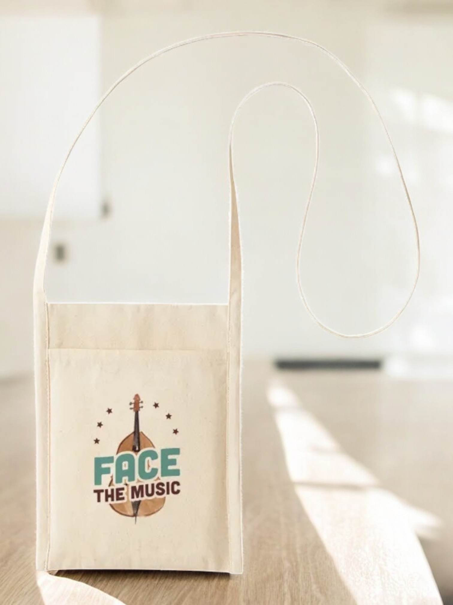 厚手コットンミニサコッシュ