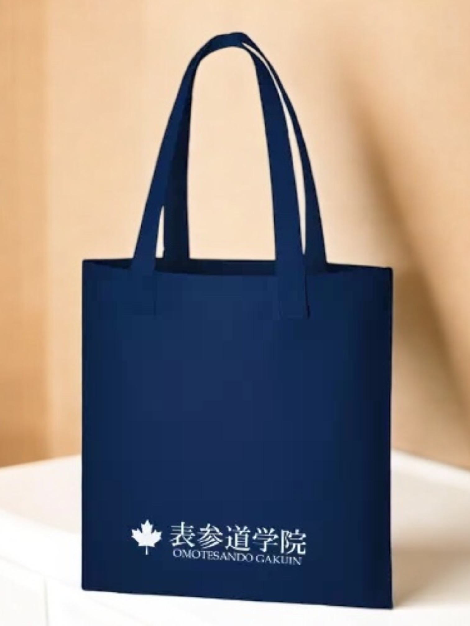 キャンバスアウトハンドルフラットトート