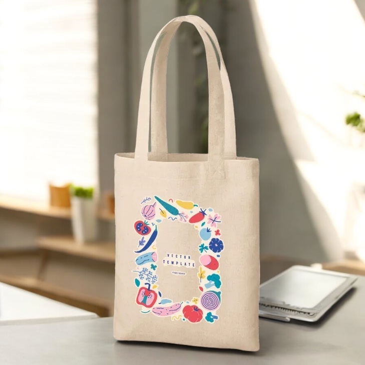 コットンリネンバッグ（M）