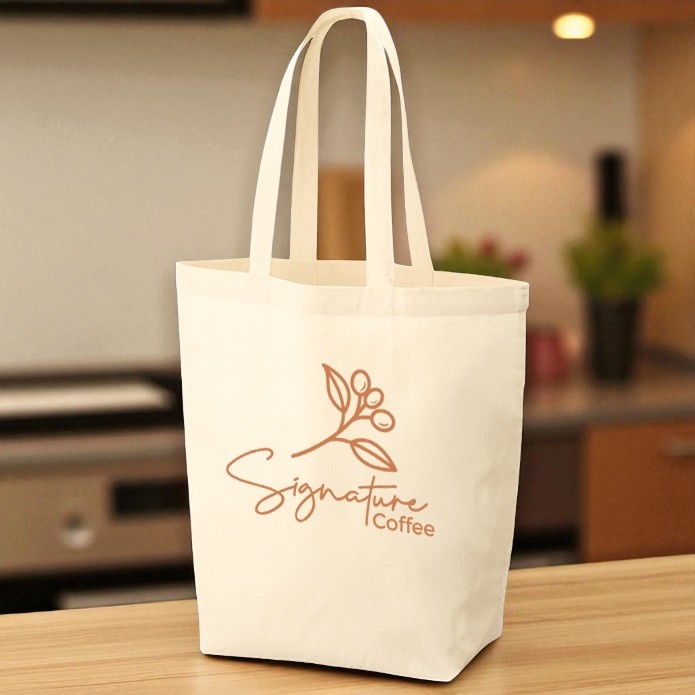 オーガニック厚手コットンバッグ（M）