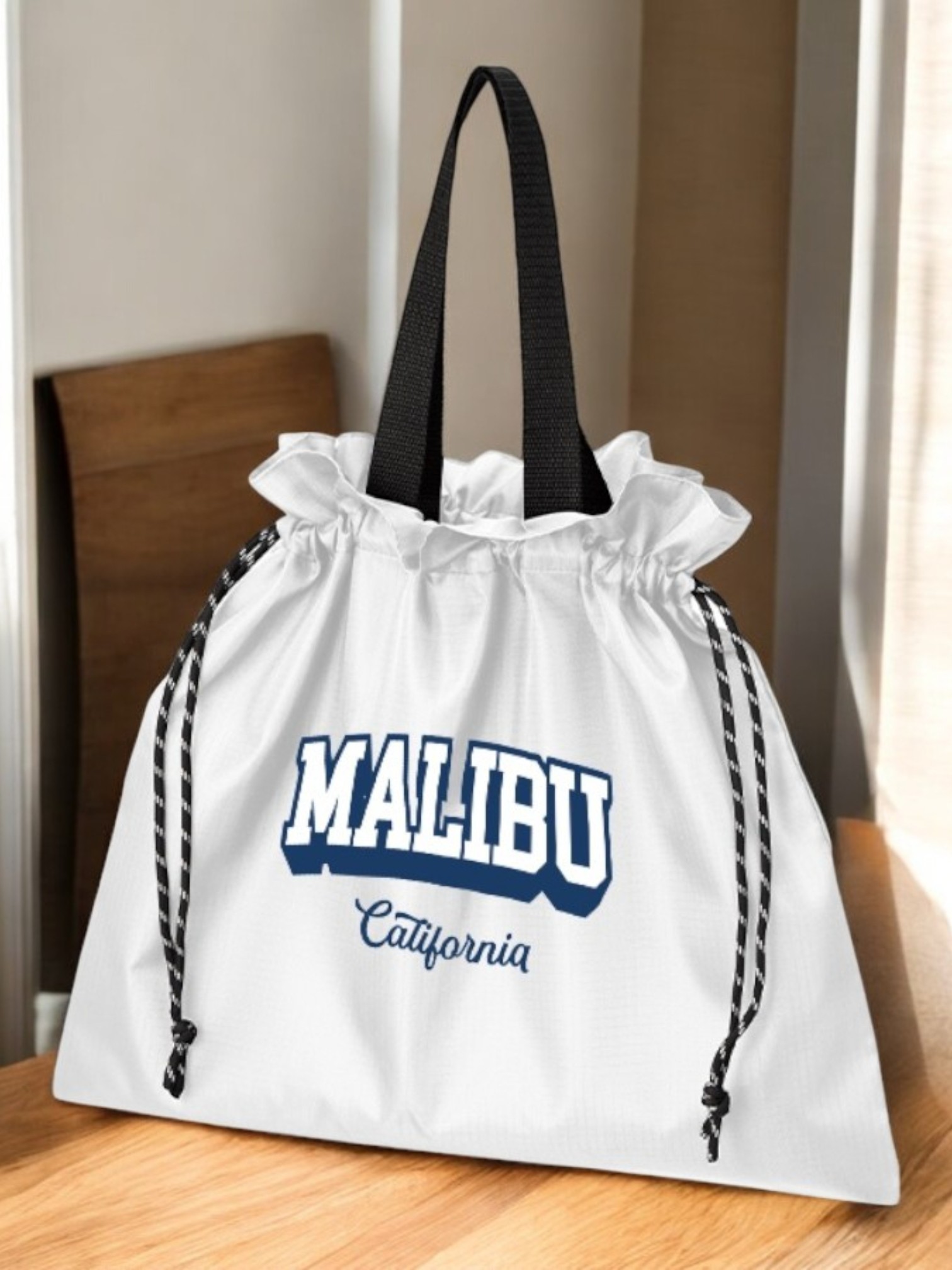 リップストップ巾着バッグ