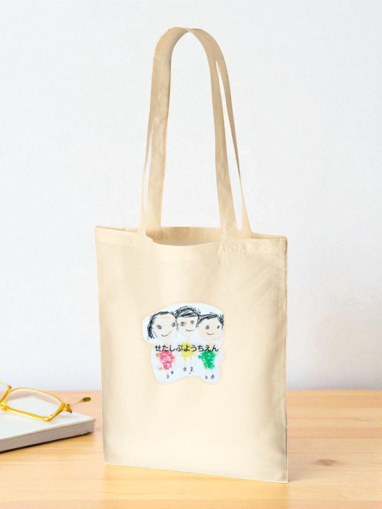 コットンナチュラルショルダートート