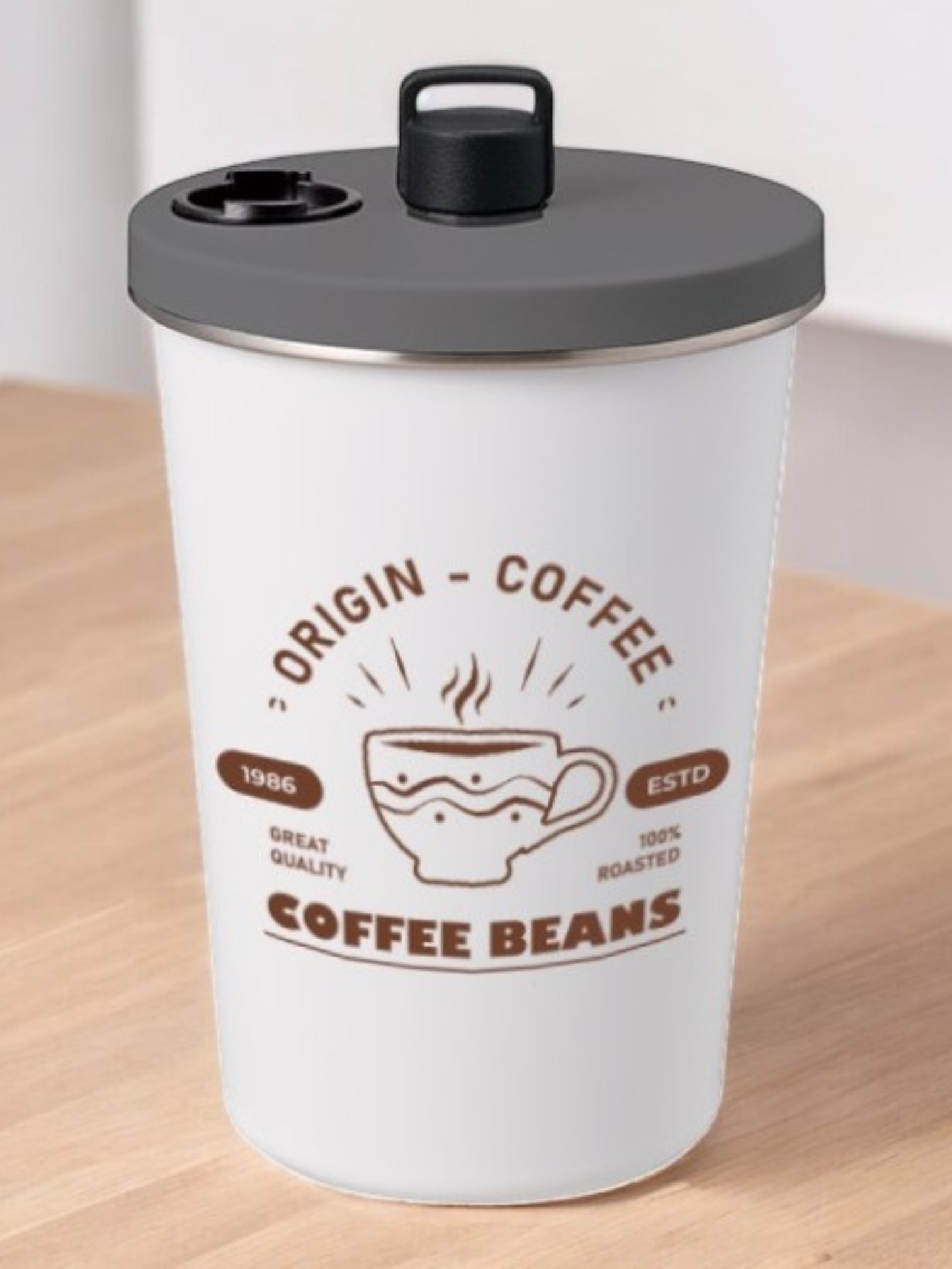 ストロー付ステンレスサーモタンブラー370ml